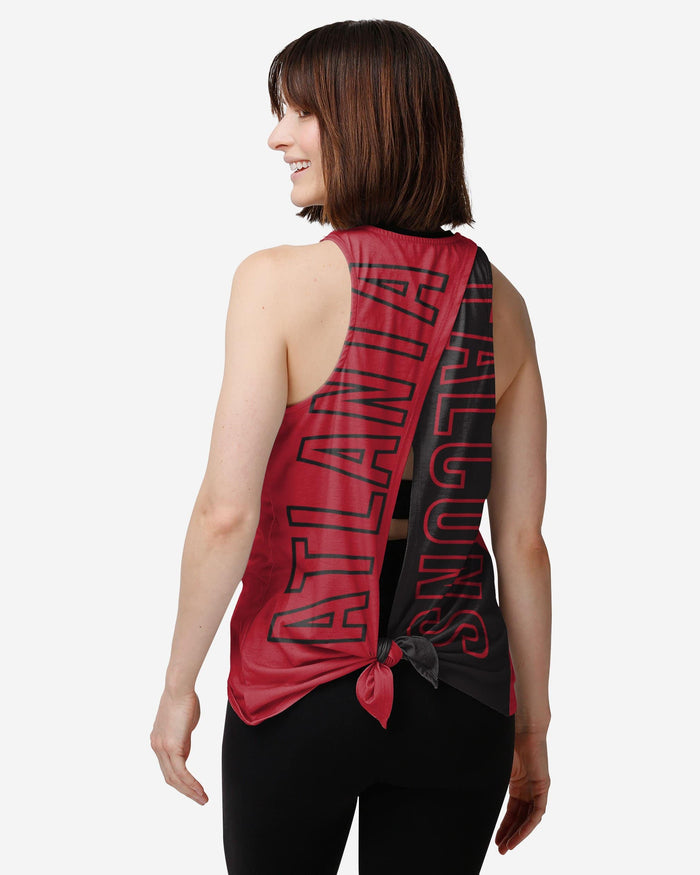 Atlanta Falcons Womens Tie-Breaker Sleeveless Top FOCO S - FOCO.com