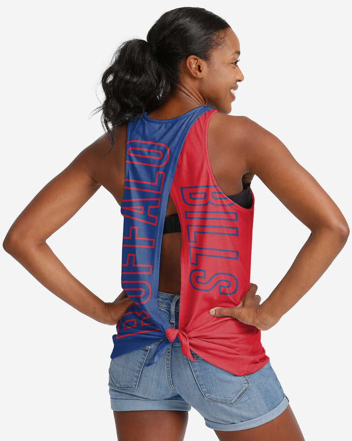 Buffalo Bills Womens Tie-Breaker Sleeveless Top FOCO S - FOCO.com