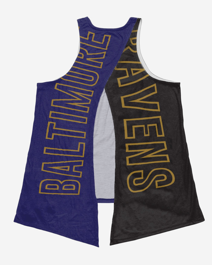 Baltimore Ravens Womens Tie-Breaker Sleeveless Top FOCO - FOCO.com