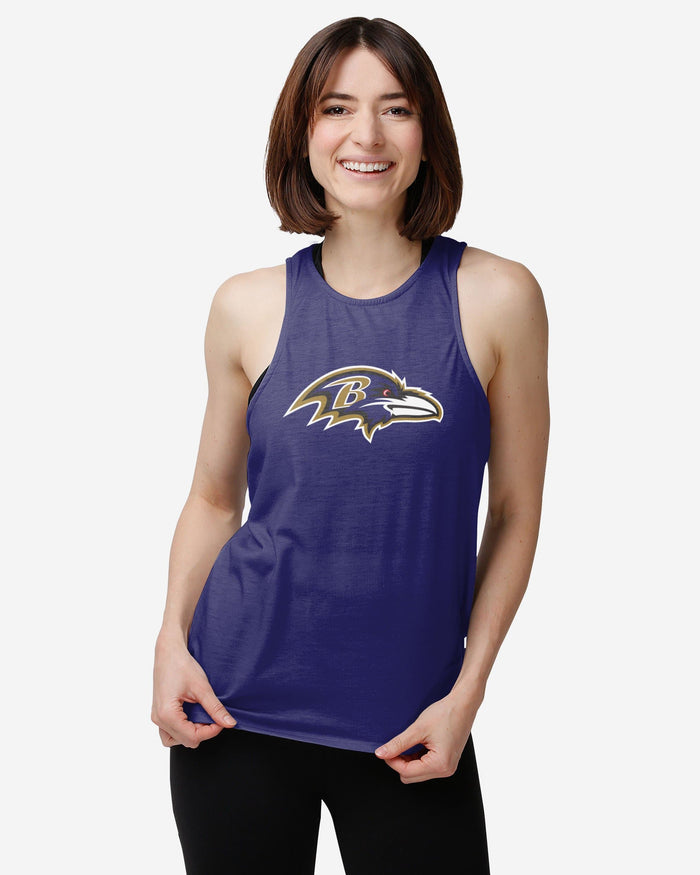 Baltimore Ravens Womens Tie-Breaker Sleeveless Top FOCO - FOCO.com