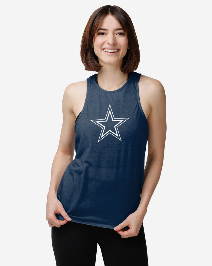 Dallas Cowboys NFL Womens Tie-Breaker Sleeveless Top FOCO - FOCO.com