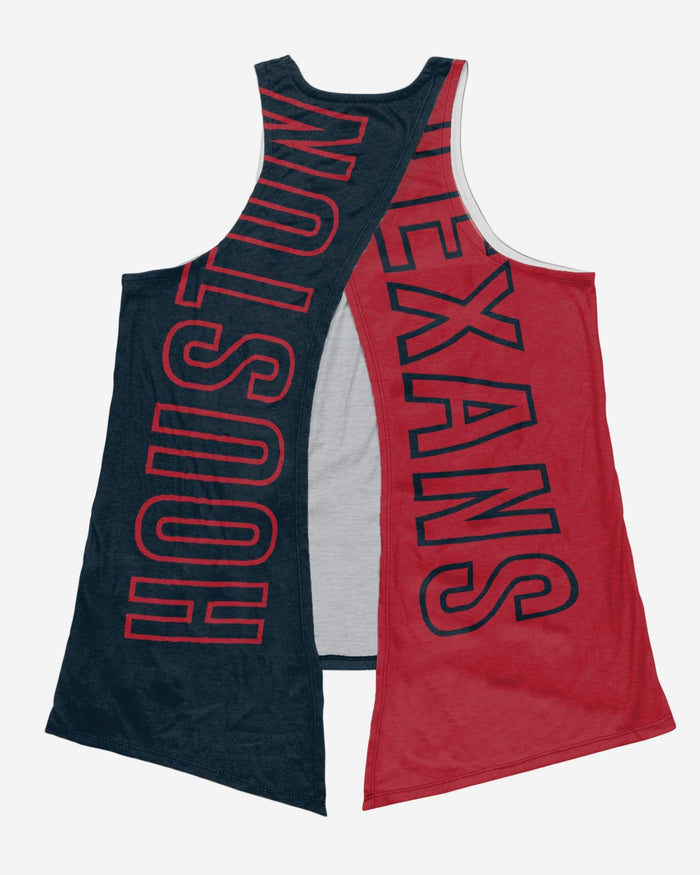 Houston Texans Womens Tie-Breaker Sleeveless Top FOCO - FOCO.com