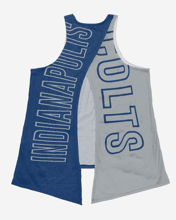 Indianapolis Colts Womens Tie-Breaker Sleeveless Top FOCO - FOCO.com