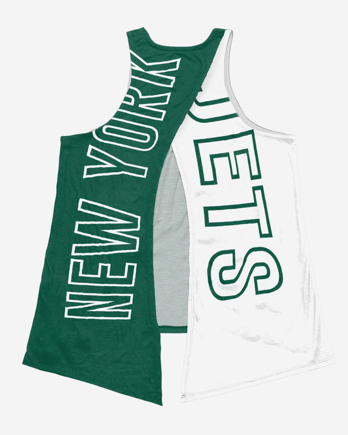 New York Jets Womens Tie-Breaker Sleeveless Top FOCO - FOCO.com