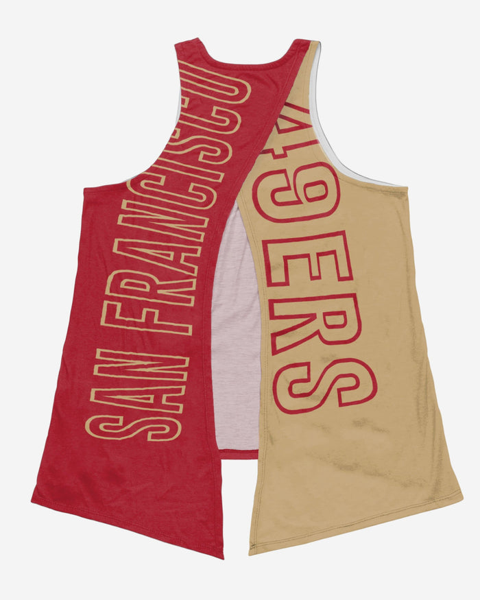 San Francisco 49ers Womens Tie-Breaker Sleeveless Top FOCO - FOCO.com