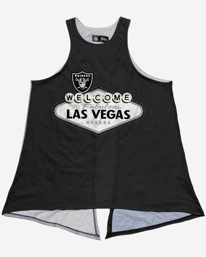 Las Vegas Raiders City Series Womens Tie-Breaker Sleeveless Top FOCO - FOCO.com