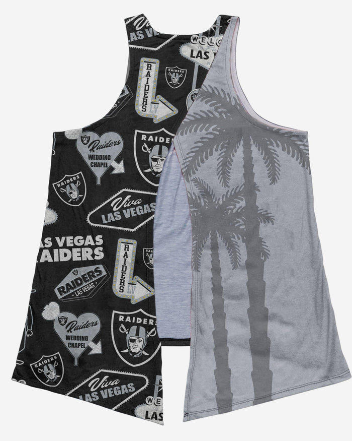 Las Vegas Raiders City Series Womens Tie-Breaker Sleeveless Top FOCO - FOCO.com