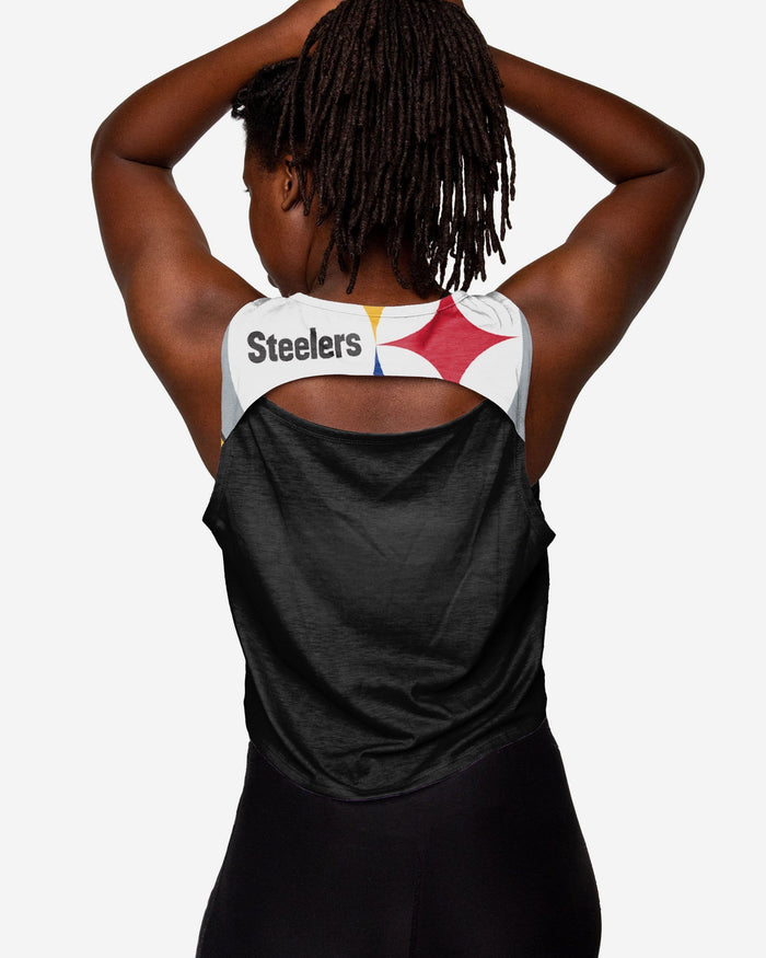 Pittsburgh Steelers Womens Croppin' It Sleeveless Top FOCO - FOCO.com