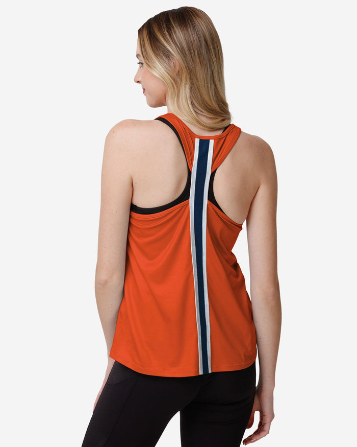 Denver Broncos Womens Wordmark Team Stripe Sleeveless Top FOCO - FOCO.com