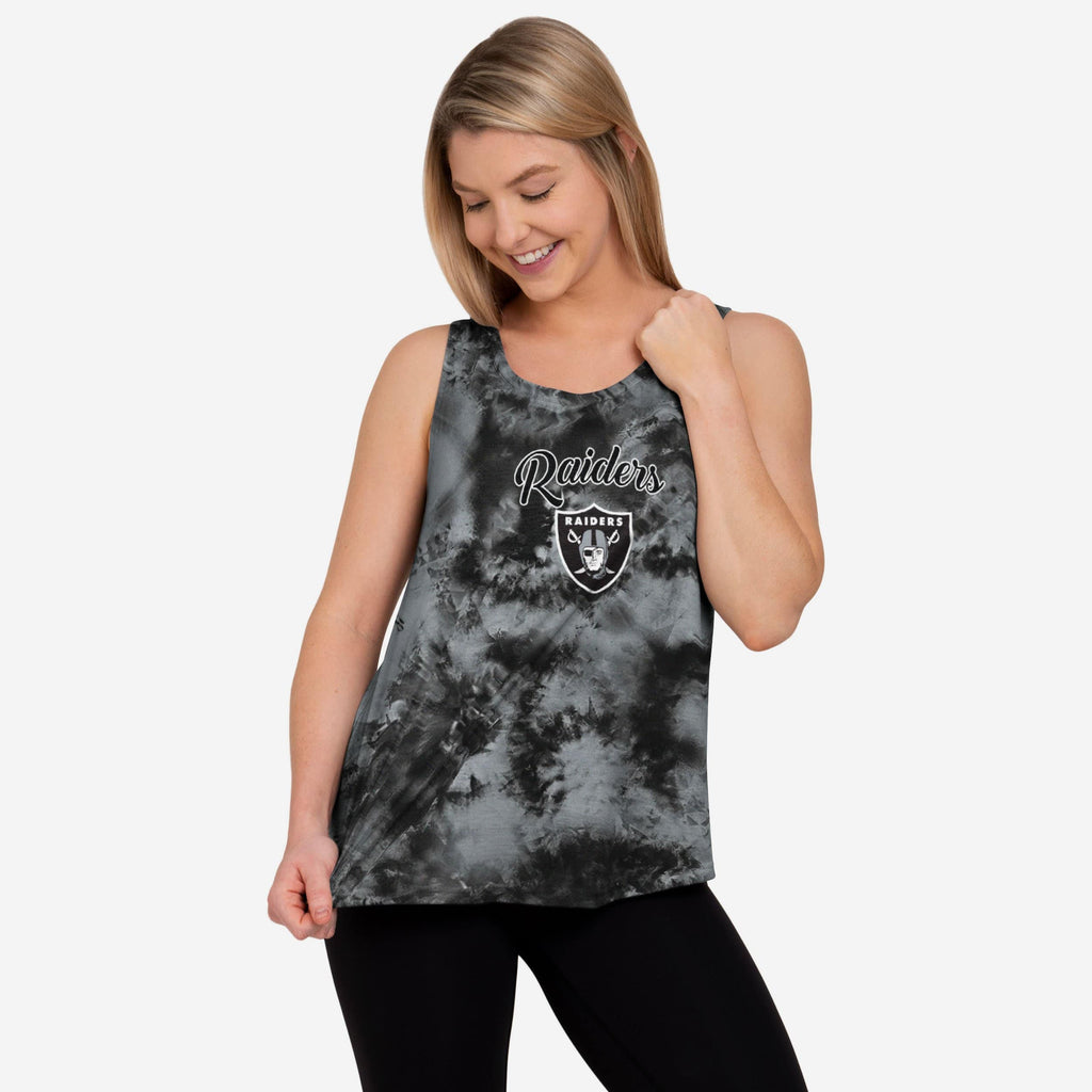 Las Vegas Raiders Womens To Tie-Dye For Sleeveless Top FOCO S - FOCO.com