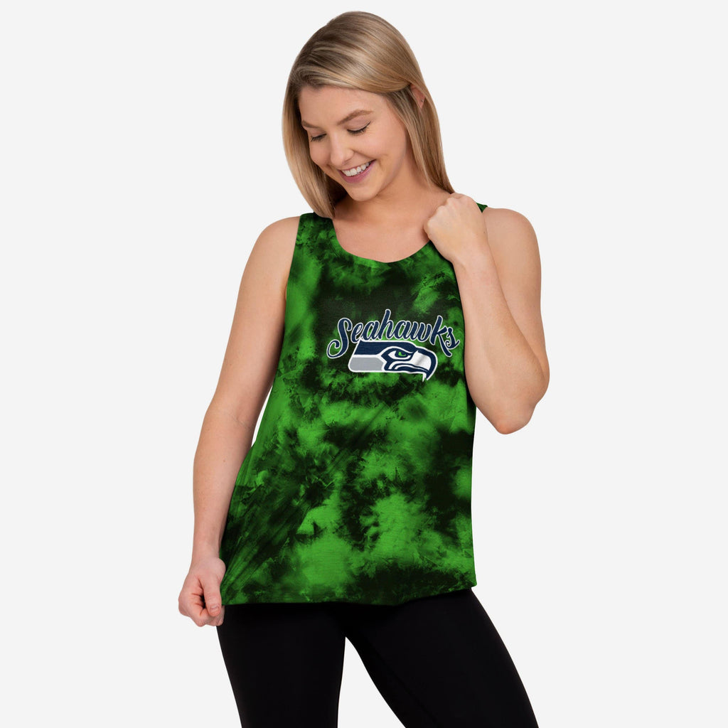 Seattle Seahawks Womens To Tie-Dye For Sleeveless Top FOCO S - FOCO.com