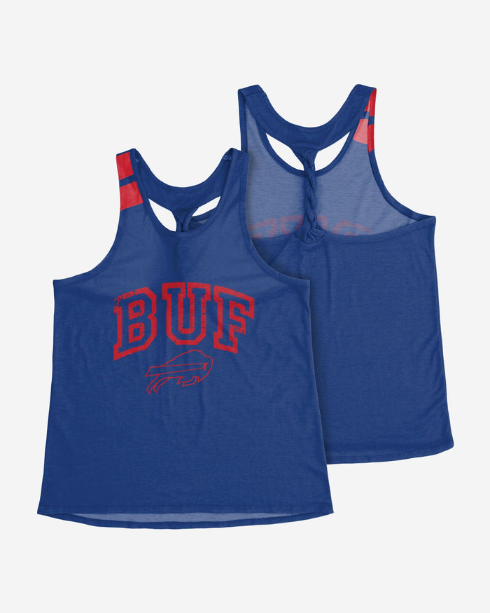 Buffalo Bills Womens Team Twist Sleeveless Top FOCO - FOCO.com