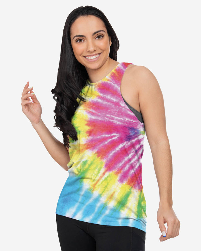 Tie-Dye Womens Tie-Breaker Sleeveless Top FOCO - FOCO.com