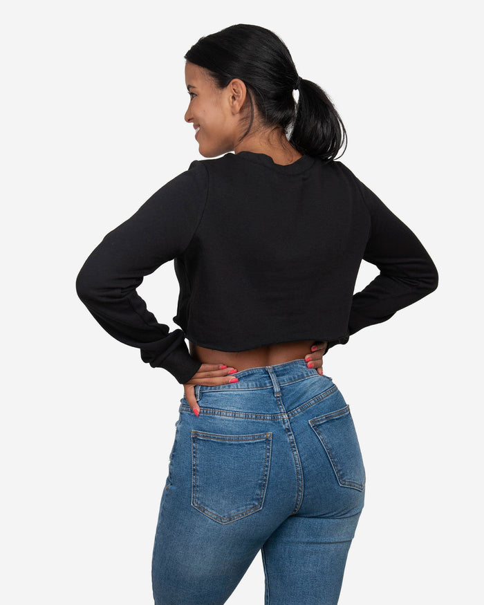 Pittsburgh Steelers Womens Cropped Team Crewneck FOCO - FOCO.com
