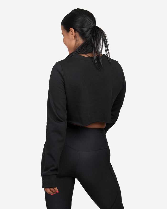 San Francisco 49ers Womens Cropped Team Crewneck FOCO - FOCO.com