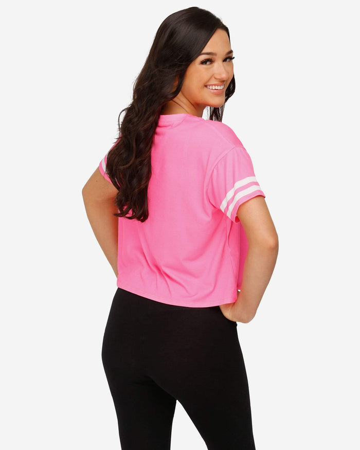 Las Vegas Raiders Womens Highlights Crop Top FOCO - FOCO.com