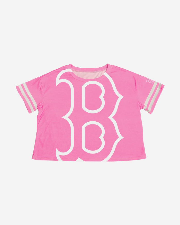 Boston Red Sox Womens Highlights Crop Top FOCO - FOCO.com