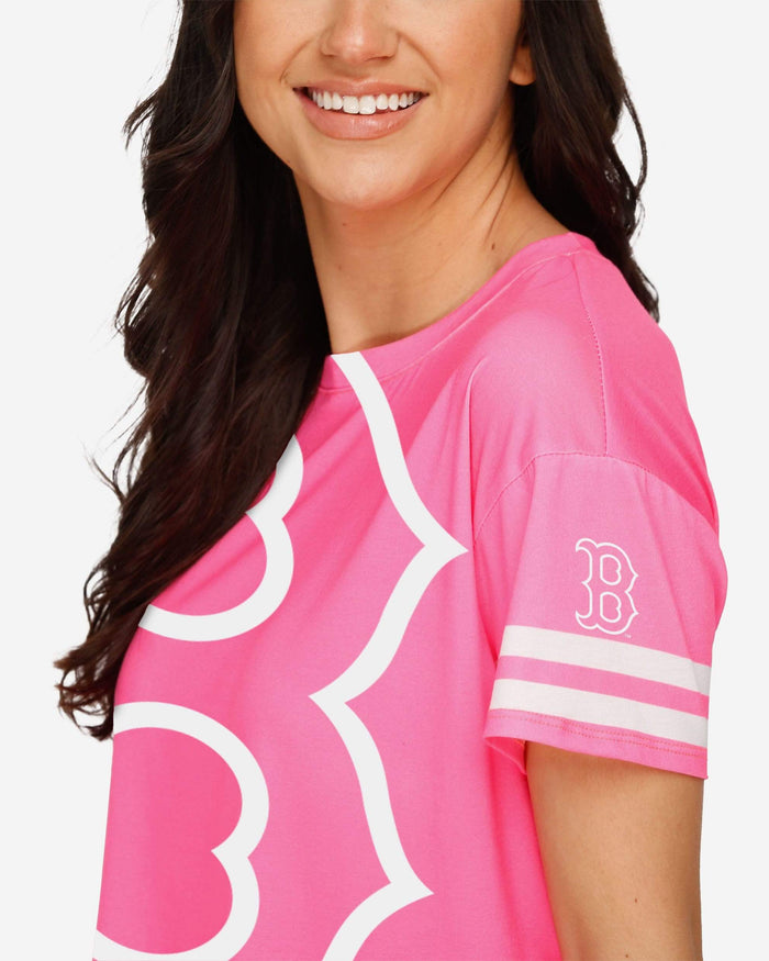 Boston Red Sox Womens Highlights Crop Top FOCO - FOCO.com