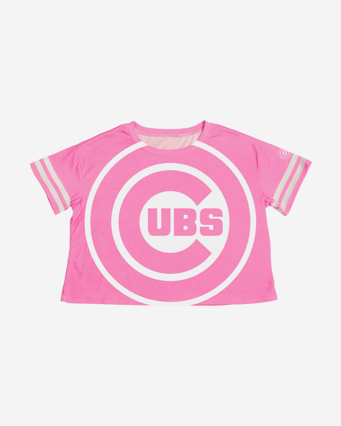 Chicago Cubs Womens Highlights Crop Top FOCO - FOCO.com