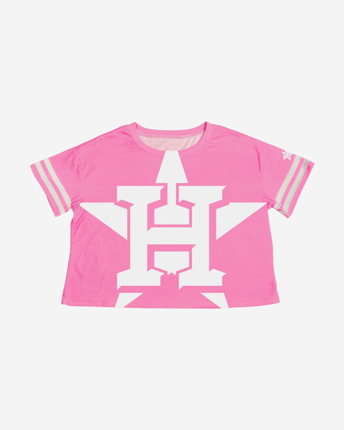 Houston Astros Womens Highlights Crop Top FOCO - FOCO.com