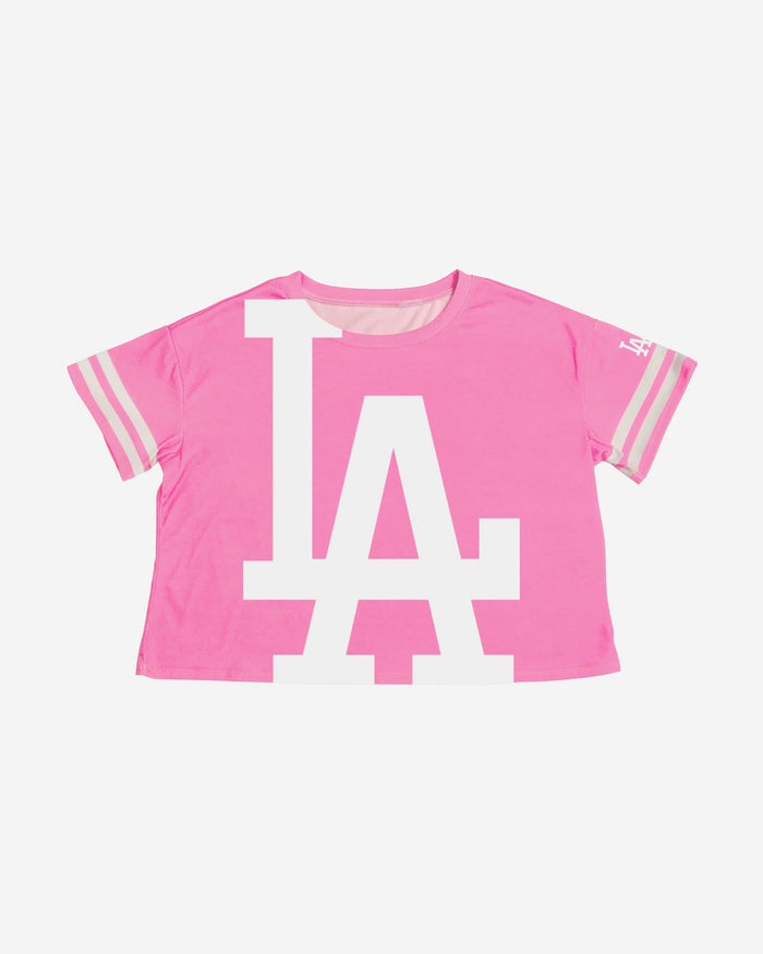 Los Angeles Dodgers Womens Highlights Crop Top FOCO - FOCO.com