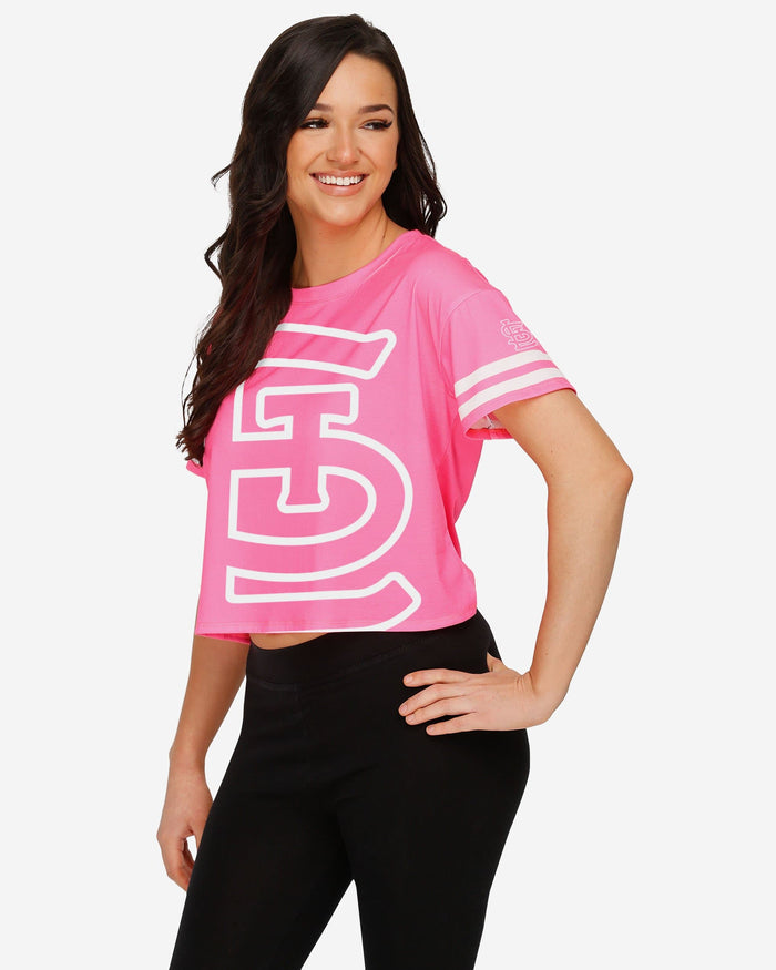 St. Louis Cardinals Womens Highlights Crop Top FOCO S - FOCO.com