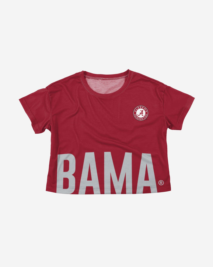 Alabama Crimson Tide Womens Bottom Line Crop Top FOCO - FOCO.com