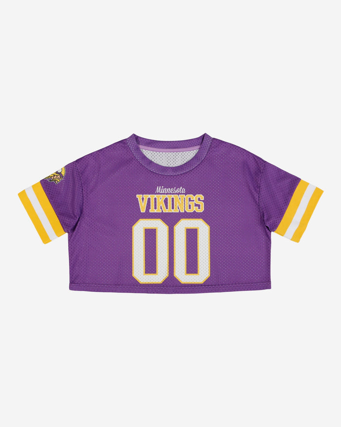 Minnesota Vikings Womens Gameday Mesh Crop Top FOCO - FOCO.com