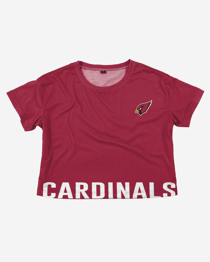 Arizona Cardinals Womens Bottom Line Crop Top FOCO - FOCO.com