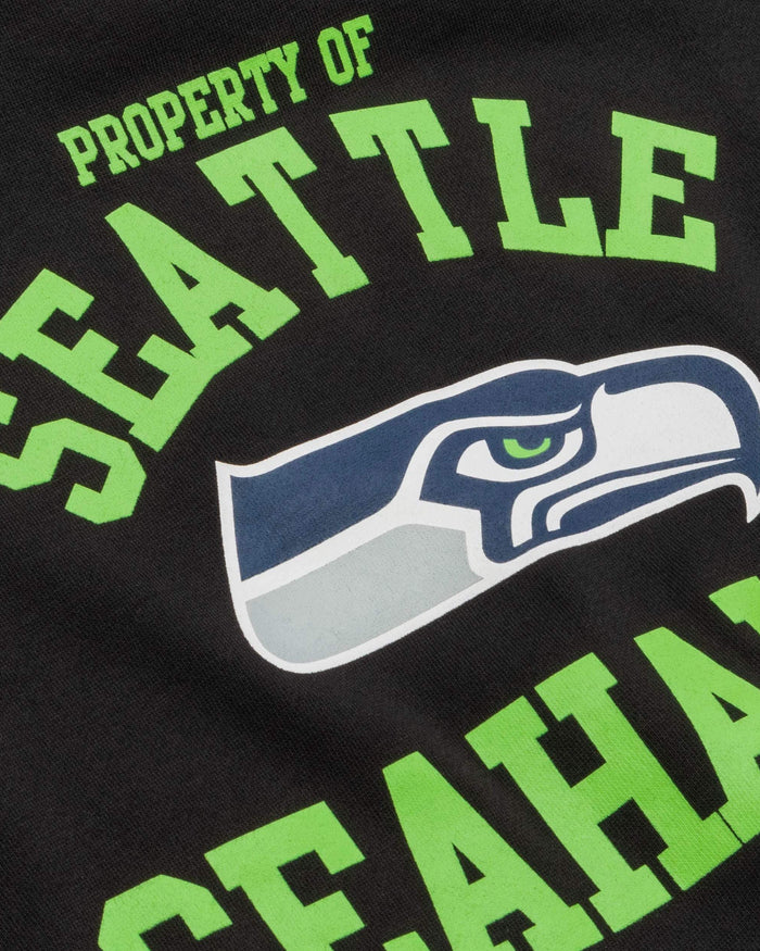 Seattle Seahawks Womens Cropped Team Crewneck FOCO - FOCO.com