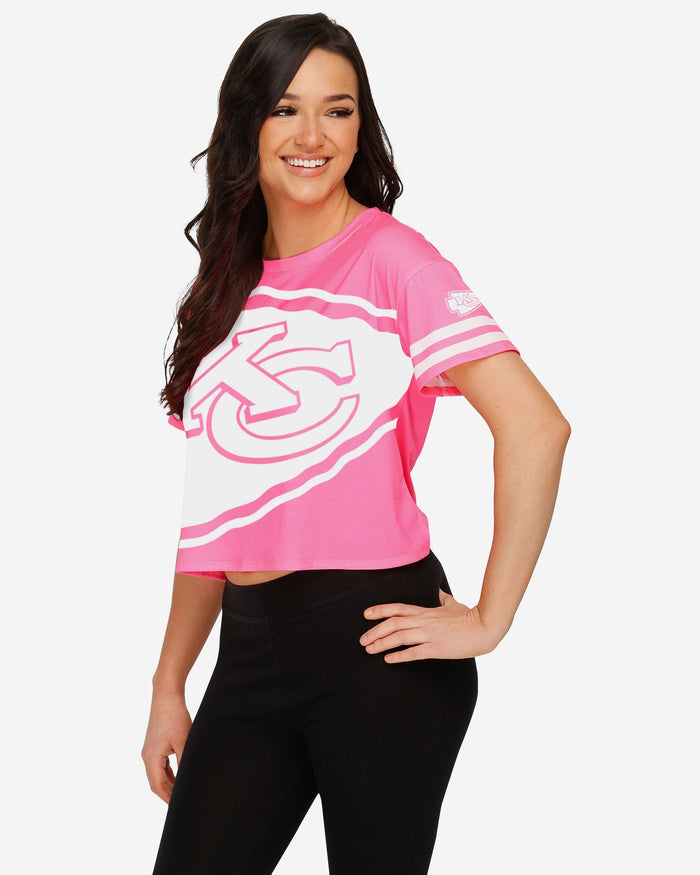 Kansas City Chiefs Womens Highlights Crop Top FOCO S - FOCO.com