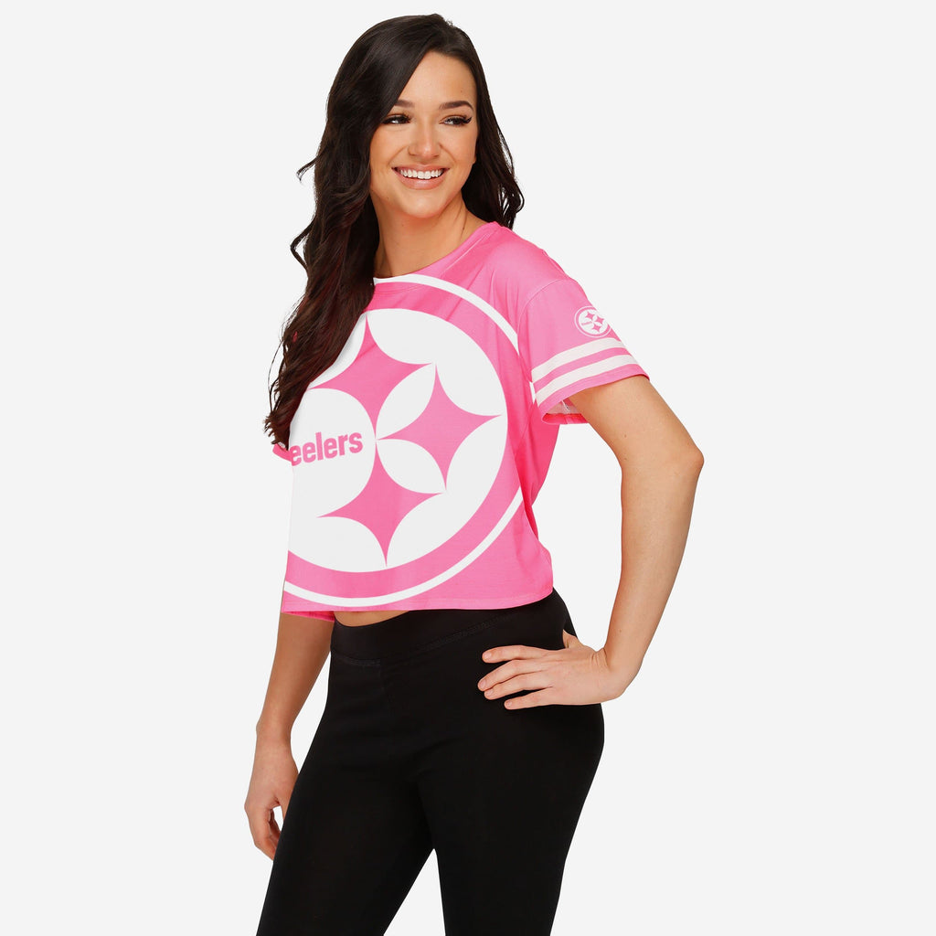 Pittsburgh Steelers Womens Highlights Crop Top FOCO S - FOCO.com