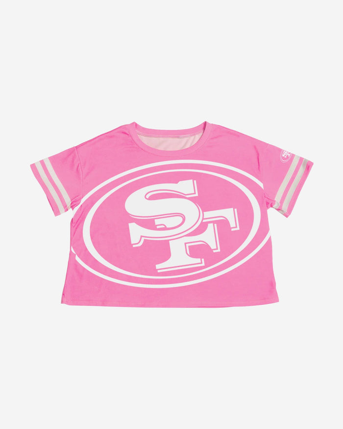 San Francisco 49ers Womens Highlights Crop Top FOCO - FOCO.com