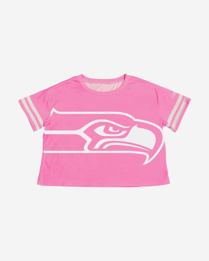 Seattle Seahawks Womens Highlights Crop Top FOCO - FOCO.com