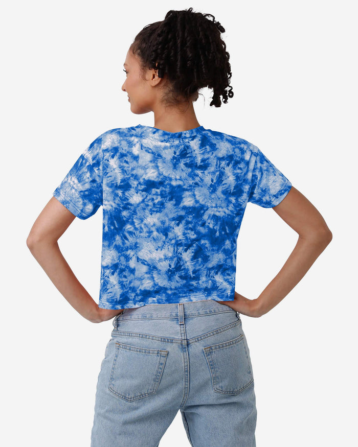 Los Angeles Chargers Womens Tie-Dye Big Logo Crop Top FOCO - FOCO.com