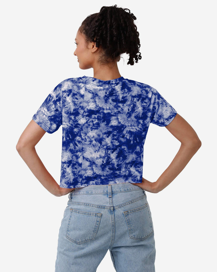 Los Angeles Rams Womens Tie-Dye Big Logo Crop Top FOCO - FOCO.com