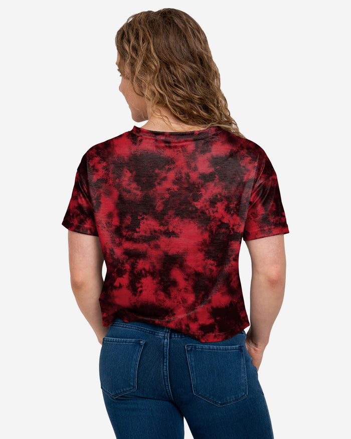 Tom Brady Tampa Bay Buccaneers Womens Tie-Dye Crop Top FOCO - FOCO.com