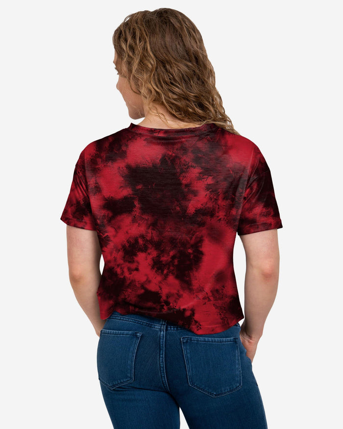 Kansas City Chiefs Womens To Tie-Dye For Crop Top FOCO - FOCO.com