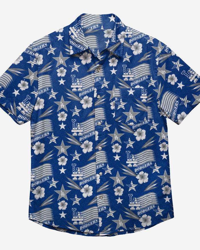 Los Angeles Dodgers Americana Button Up Shirt FOCO - FOCO.com