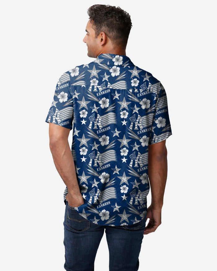 New York Yankees Americana Button Up Shirt FOCO - FOCO.com