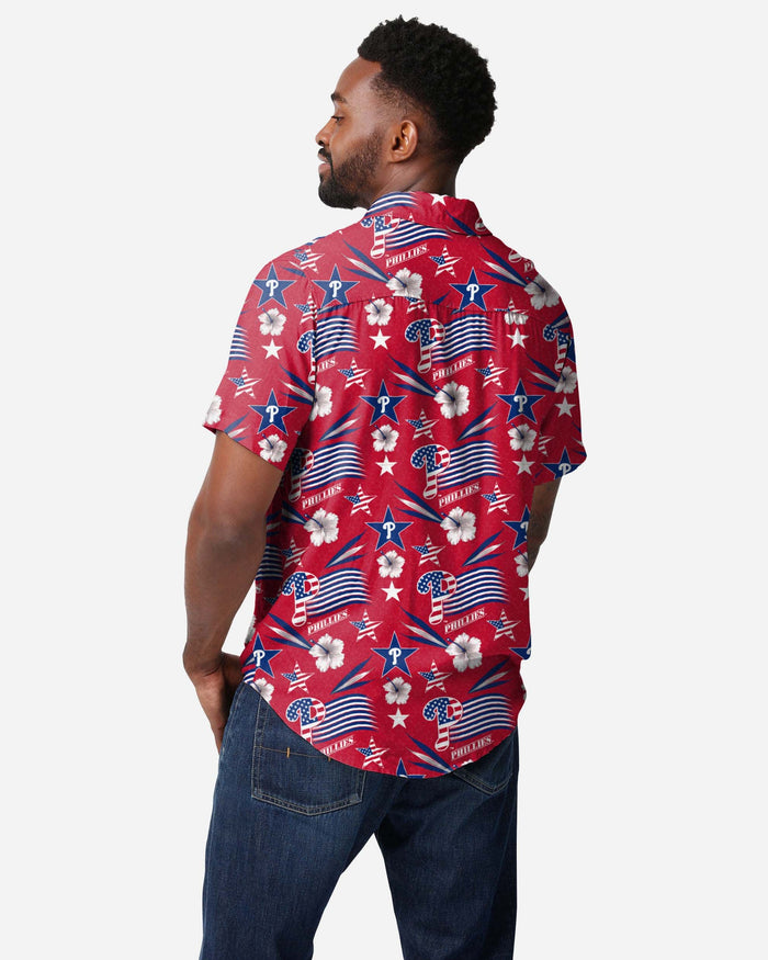 Philadelphia Phillies Americana Button Up Shirt FOCO - FOCO.com