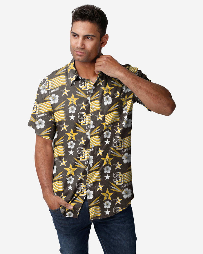 San Diego Padres Americana Button Up Shirt FOCO S - FOCO.com