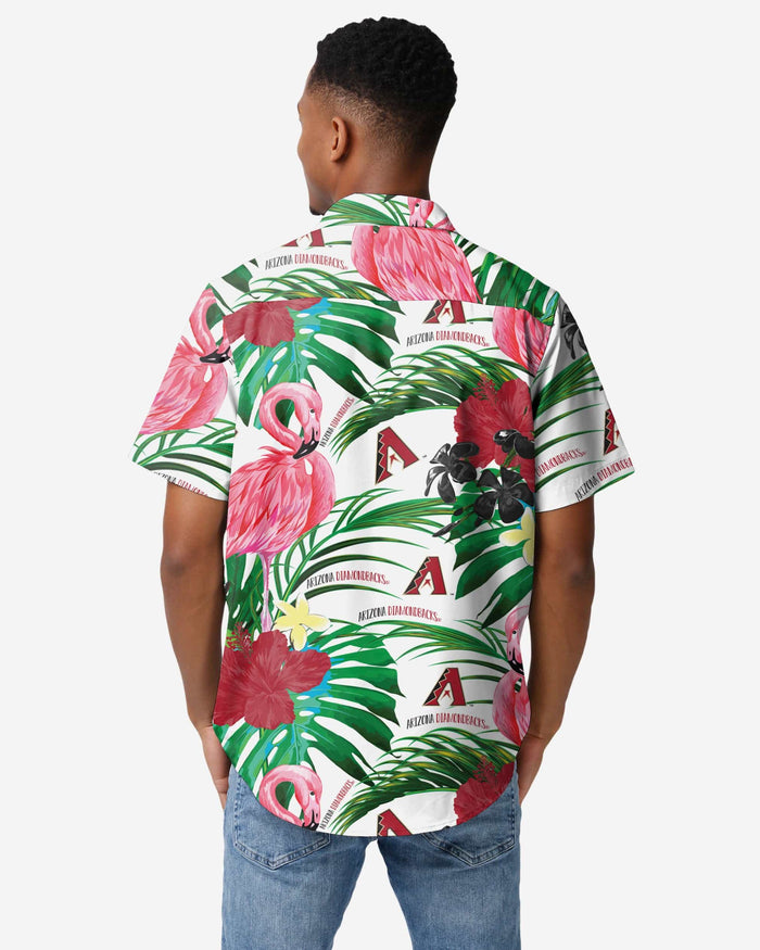 Arizona Diamondbacks Flamingo Button Up Shirt FOCO - FOCO.com