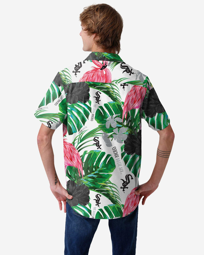 Chicago White Sox Flamingo Button Up Shirt FOCO - FOCO.com