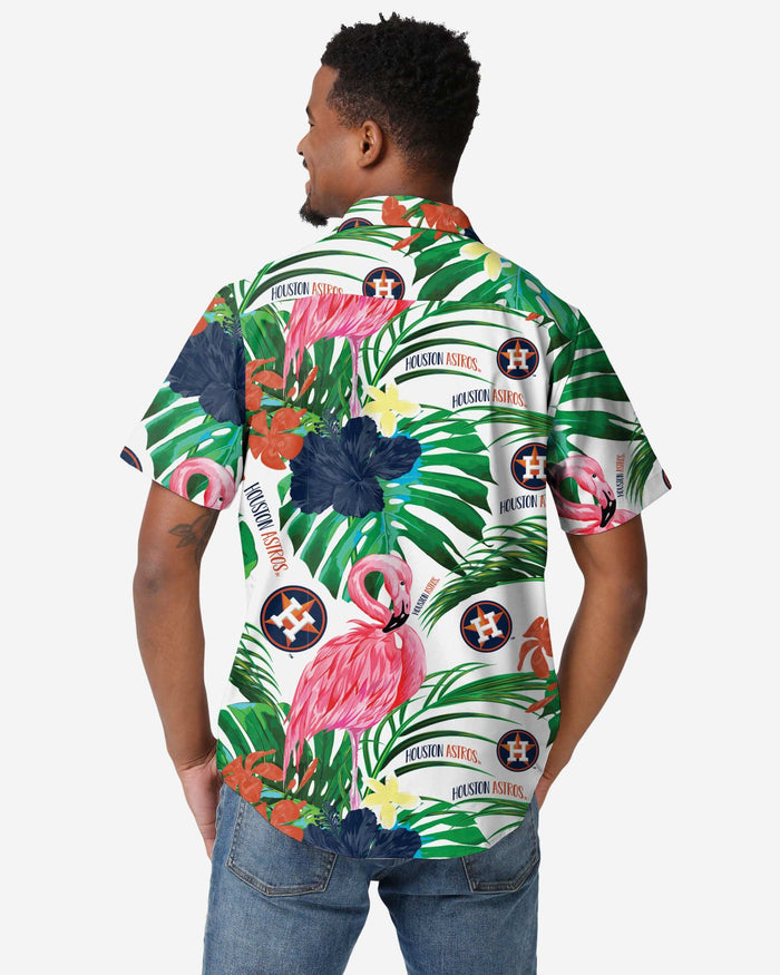 Houston Astros Flamingo Button Up Shirt FOCO - FOCO.com