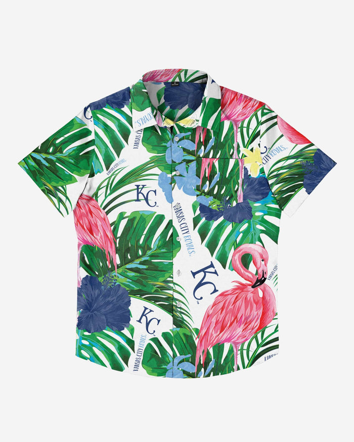 Kansas City Royals Flamingo Button Up Shirt FOCO - FOCO.com