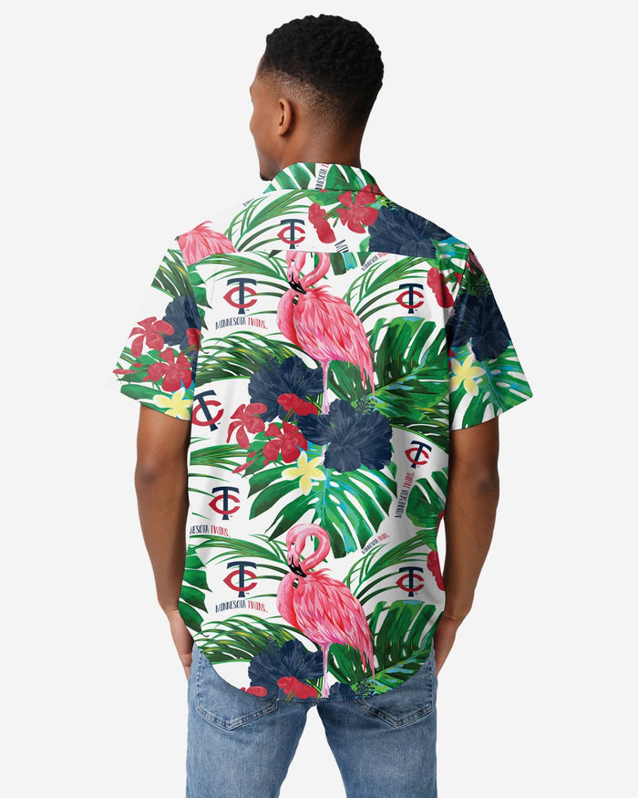 Minnesota Twins Flamingo Button Up Shirt FOCO - FOCO.com