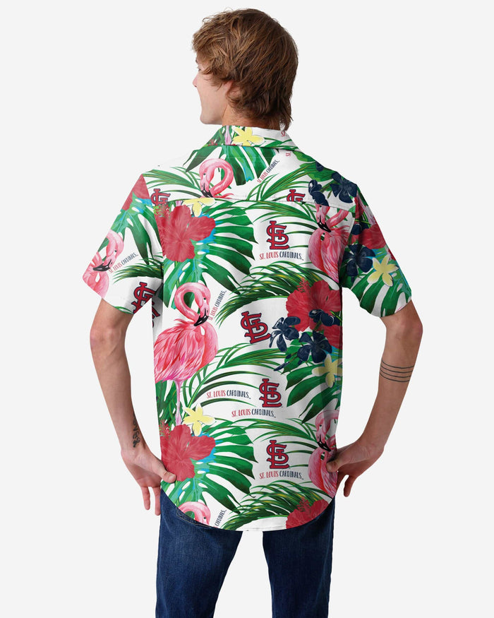 St Louis Cardinals Flamingo Button Up Shirt FOCO - FOCO.com