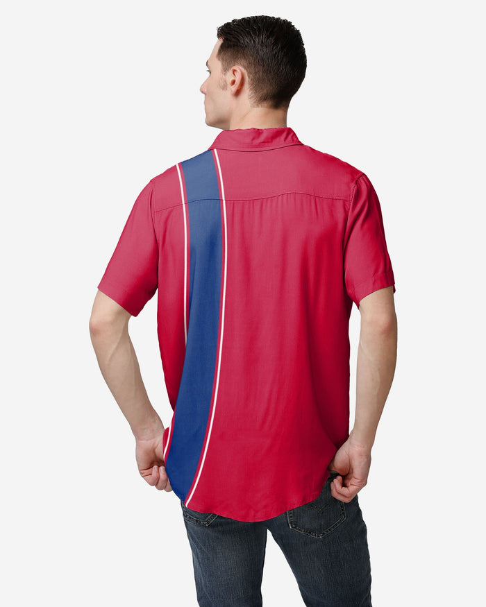 Philadelphia Phillies Bowling Stripe Button Up Shirt FOCO - FOCO.com