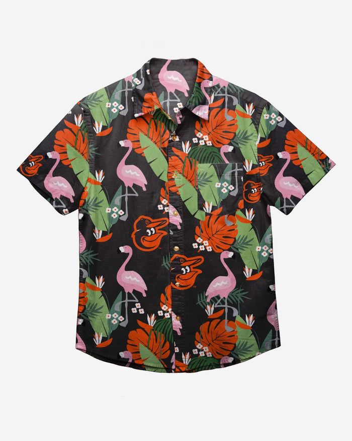 Baltimore Orioles Floral Button Up Shirt FOCO - FOCO.com